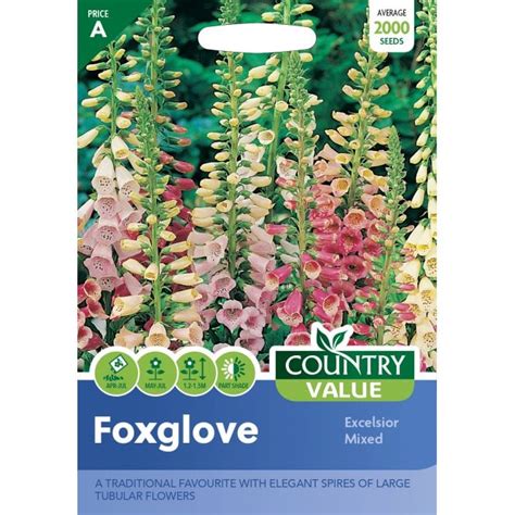 Foxglove Excelsior Mixed 2000 Seeds