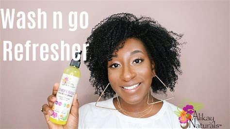 Refresh Your Wash N Go Alikay Naturals Lemongrass Leave In Conditioner Youtube