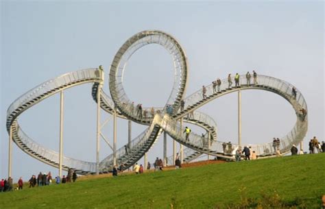 Walkable Roller Coaster Sculpture In Germany Complex
