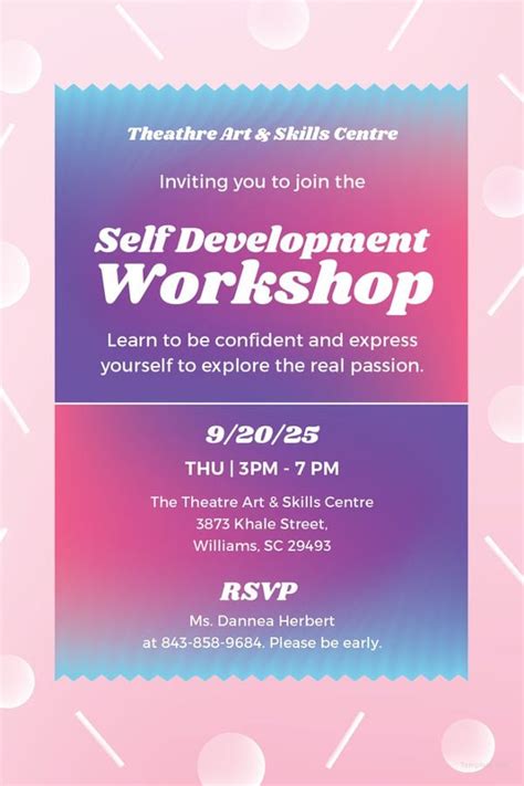 7 Workshop Invitation Templates Free Editable Psd Ai Vector Eps