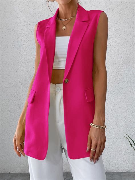 Blazer Chaleco Con N Vest Outfits For Women Outfits Sleeveless