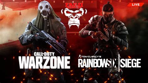 Call Of Duty Warzone Rainbow Six Siege Live Stream K Sub