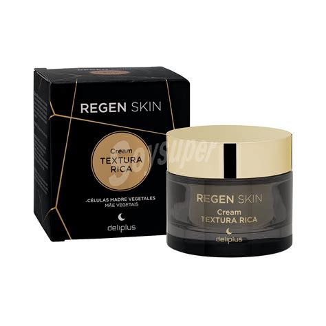 Deliplus Crema Facial Noche Regeneradora Rica Regen Skin Tarro 50 Ml