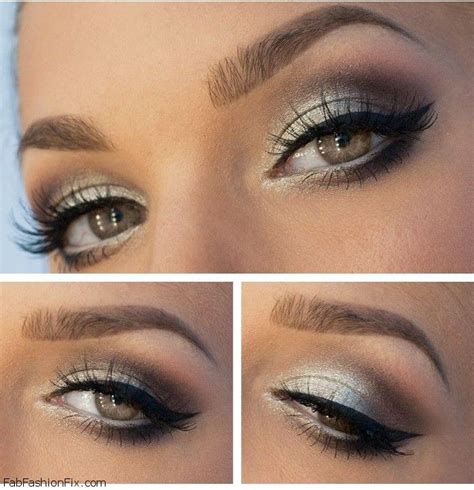 Smokey Eye Makeup Black And Silver Makeup Vidalondon