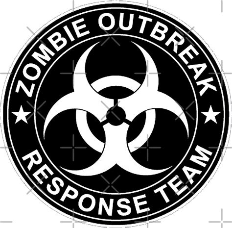 "Zombie Outbreak Response Team Logo" Stickers by 8675309 | Redbubble