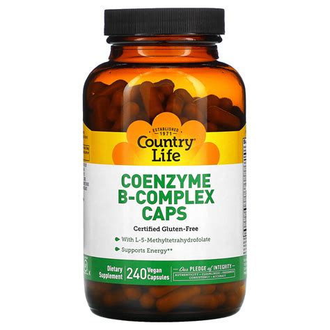 Country Life Coenzyme B Complex Caps 240 Vegan Capsules IHerb