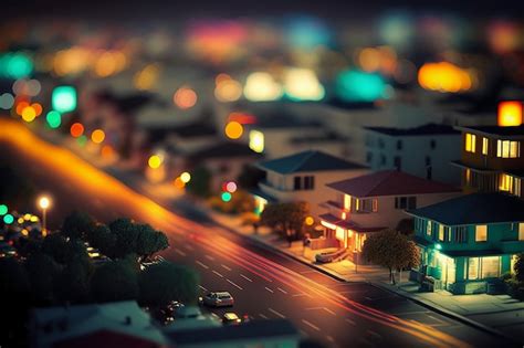 Premium Photo Tilt Shift Color Grades Pallet Night Long Exposure