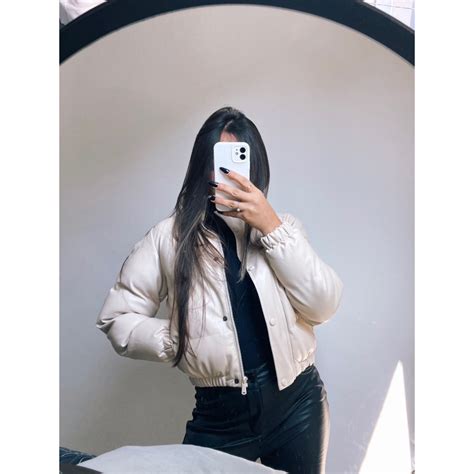 Jaqueta Puffer Nude Shopee Brasil