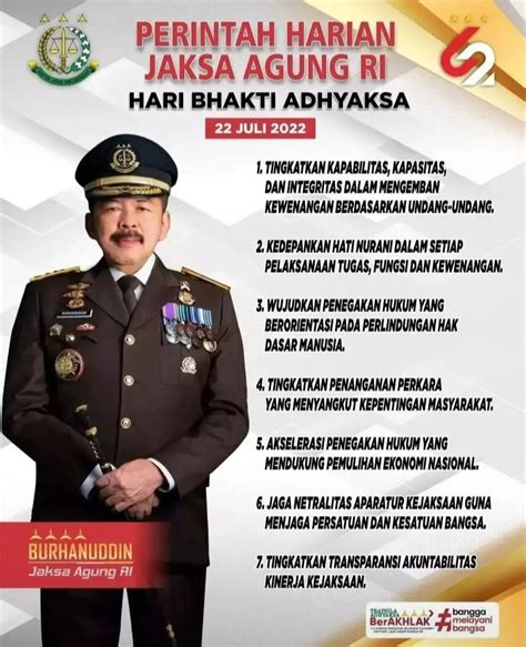 Perintah Harian Jaksa Agung Kejaksaan Tinggi Banten