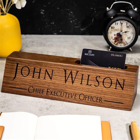 Amazon The Wedding Party Store Custom Engraved Desk Name Plate