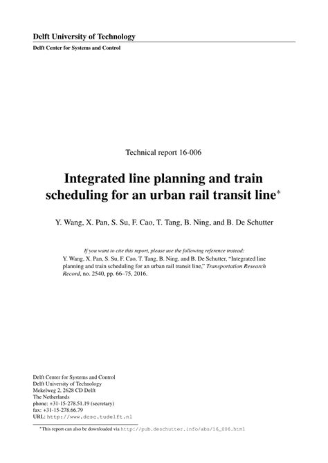 Integrated Line Planning And Train Scheduling For An Urban Rail Transit