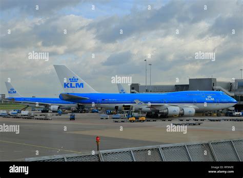 Amsterdam Schiphol Airport Netherlands Klm Airlines Boeing