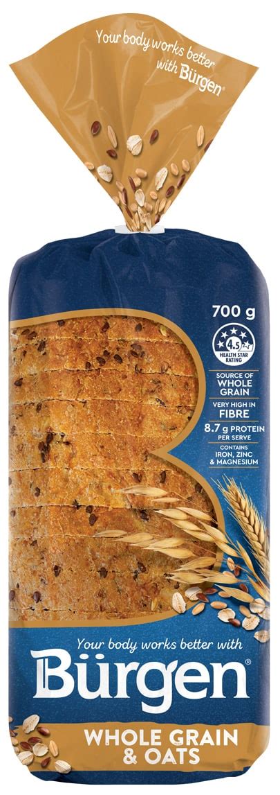 Bürgen® Whole Grain And Oats Bürgen® Bread Australia