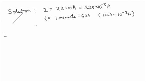 SOLVED Compute The Number Of Electrons Passing Through Per Minute