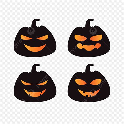 Emoji Aterrador De Calabaza De Halloween PNG Víspera De Todos Los