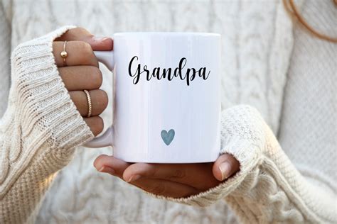 Grandma Grandpa Mug Set Pregnancy Announcement New Grandma Etsy