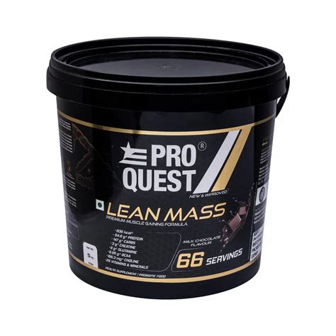 Chocolate Proquest Nutrition High Protein Lean Mass Gainer 5 Kg At Rs 3499bucket In Pune