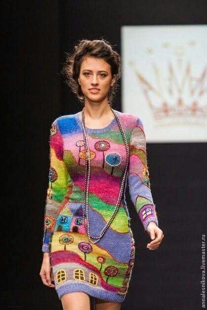 Anna Lesnikova | Knit fashion, Knitwear fashion, Crochet dress