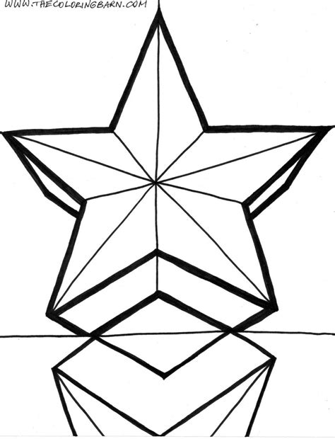 Star Coloring Pages Geometric Coloring Pages Colouring Pages