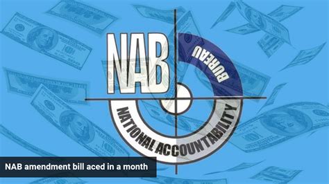 Nab Amendment Bill Aced In A Month