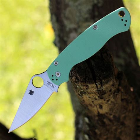 Spyderco Para Military 2 Cpm S45vn G 10 Handle Plain Edge