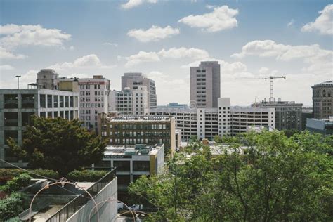 View of Downtown Los Angeles Historic District Stock Photo - Image of ...