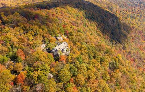 Coopers Rock state park overlook over the Cheat River in West Virginia with fall colors 7221382 ...