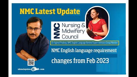 Nmc English Language Test Requirement Changes From Feb Dr Agimol