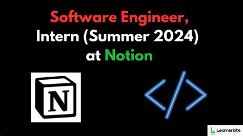 Software Engineer Internship At Notion Summer Apply Now