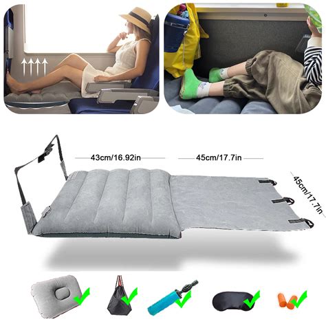 Reposapi S Ajustable Hamaca Para Coche Tren Avi N Cama Inflable De