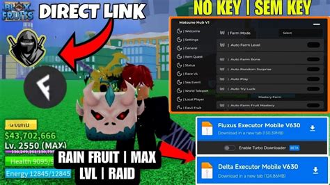 Script Blox Fruit Mobile No Key Auto Farm Max Lvl Fruit Rain