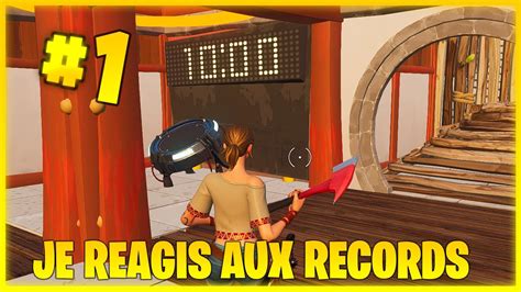 Je réagis aux records de ma map édit ils sont chauds YouTube