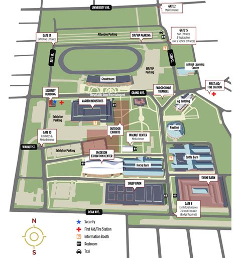 Iowa State Fair Parking Map - Printable Map