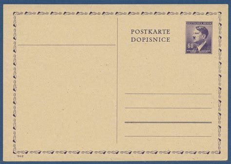 B Hmen Und M Hren Postkarte P I Ungebraucht X