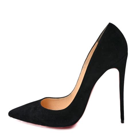 Christian Louboutin Suede So Kate 120 Pumps 405 Black 1364678