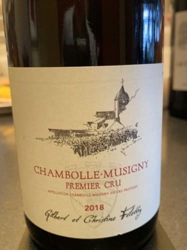 Gilbert Et Christine Felettig Chambolle Musigny Premier Cru