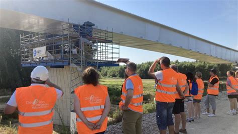 D Viation De Jargeau Les Visites Du Chantier Du Pont Sur La Loire