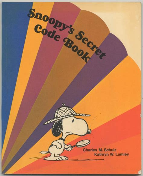 Snoopys Secret Code Book Br