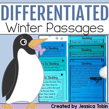 Winter Differentiated Reading Comprehension Passages Winter Activities