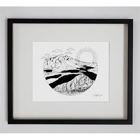 Lake Wanaka Roys Peak Jack Spowart Original — Jack Spowart Illustration