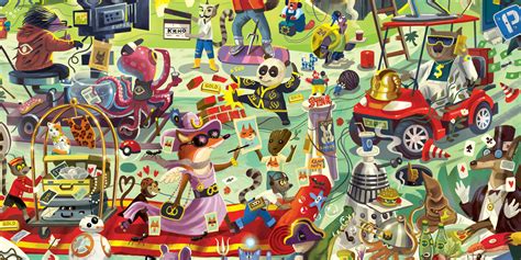 Board Game Illustration Behance