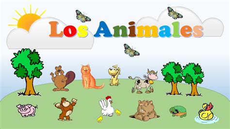 Aprende Los Nombres De Los Animales Video Educativo Para Niños Youtube