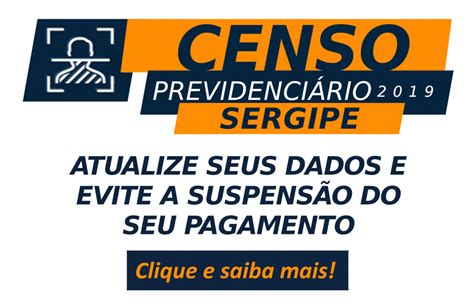 Atualização cadastral no Censo Previdenciário Sergipe 2019 SINDIFISCO