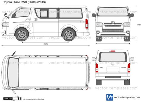 Templates - Cars - Toyota - Toyota Hiace LWB H200