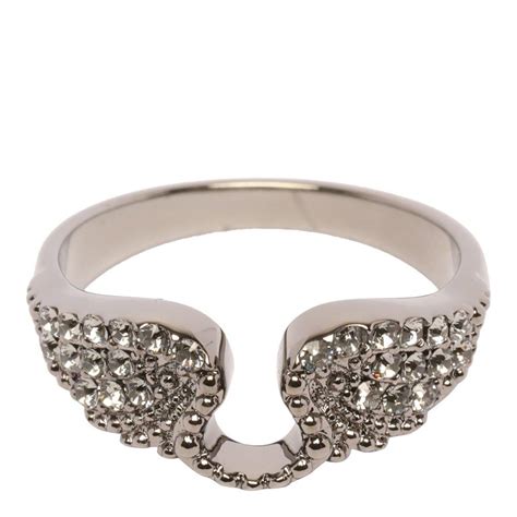 Zadig Voltaire Rock Embellished Ring In Metallic Lyst UK