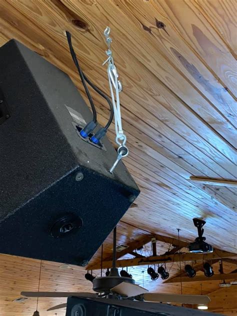 How To Hang Pa Speakers From Ceiling Shelly Lighting