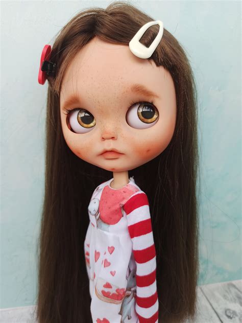 Blythe Custom Doll Julia Ooak Blythe Collectible Doll Etsy