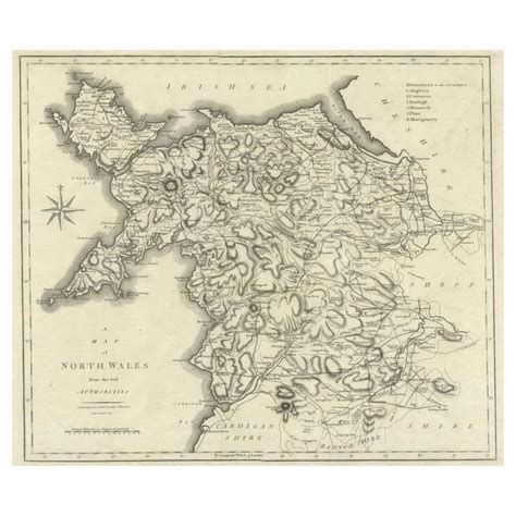 Large Antique Map Of England And Wales For Sale At 1stdibs