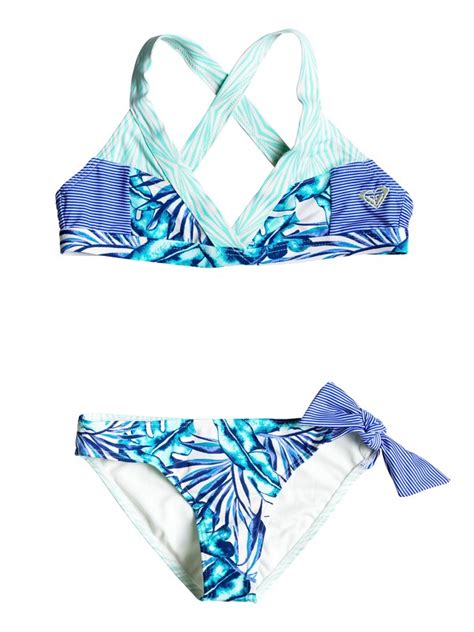 Girls 7 14 Geo Mix In Bikini Set ERGX203063 Roxy