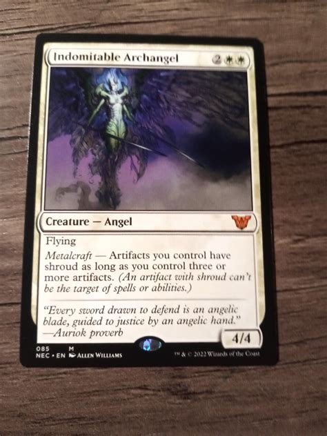 Mtg Indomitable Archangel Kamigawa Neon Dynasty Commander 085 Ebay